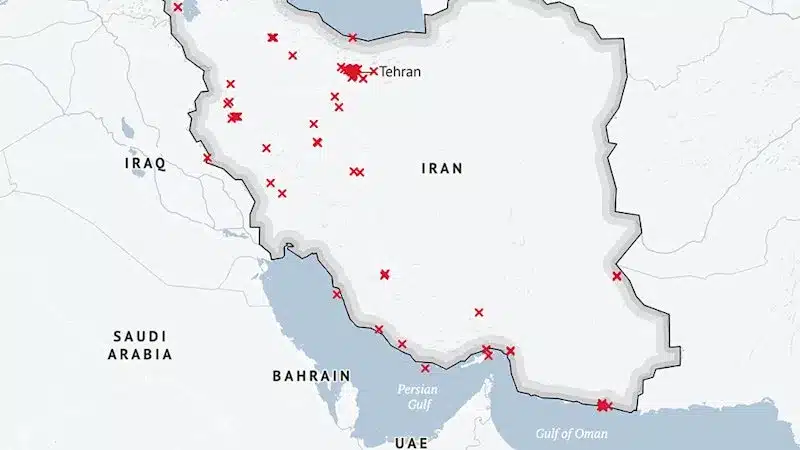 Maps Monitor US-Israel Strikes on Iran and Key Retaliations Maps Monitor US-Israel Strikes on Iran and Key Retaliations