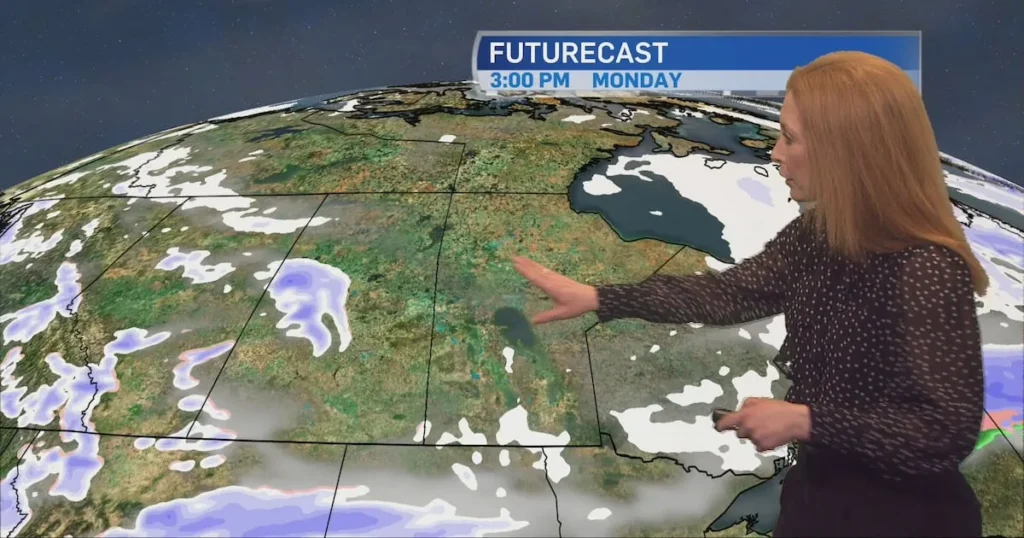 Southern Manitoba Mixture of Solar and Clouds, North Hit by Chilly Warning