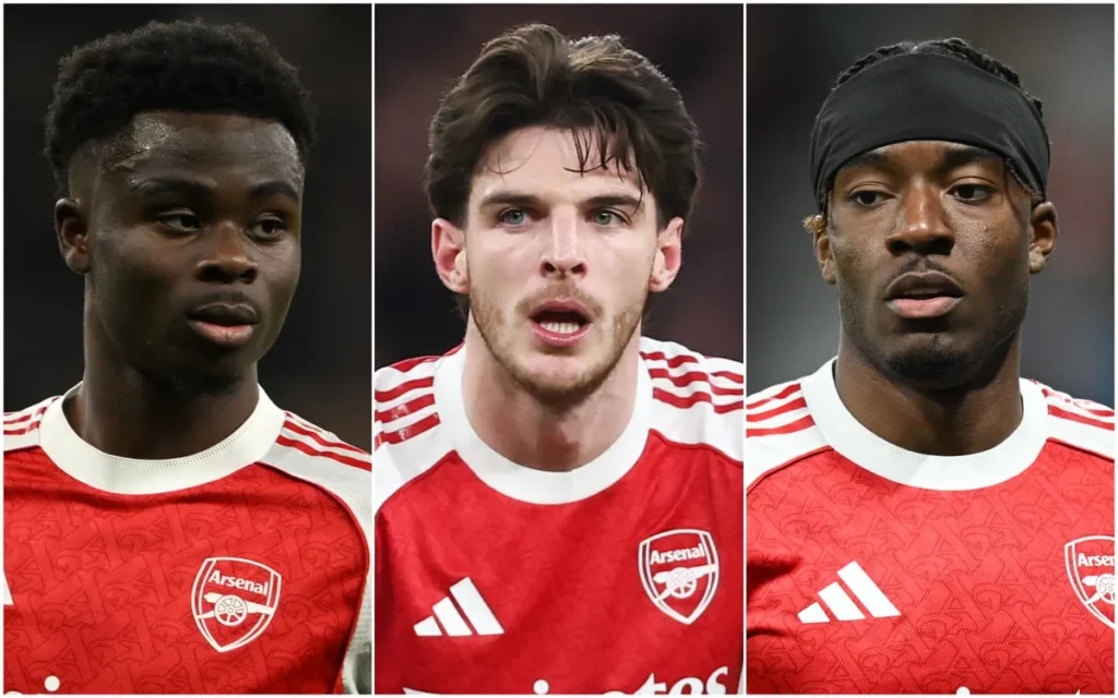 Arsenal Damage Newest: Rice, Saka, Madueke Return Dates Revealed Arsenal Damage Newest: Rice, Saka, Madueke Return Dates Revealed