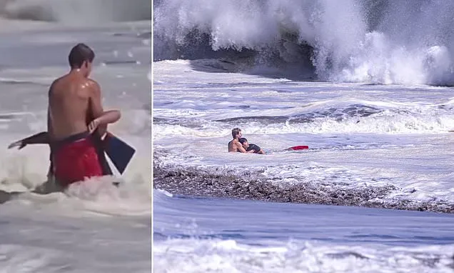 Teen Lifeguard’s Heroic Rescue of Boy, 10, in Ferocious Surf Teen Lifeguard’s Heroic Rescue of Boy, 10, in Ferocious Surf