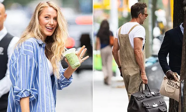 Blake Energetic and Ryan Reynolds Step Out in NYC with Designer Purses Blake Energetic and Ryan Reynolds Step Out in NYC with Designer Purses