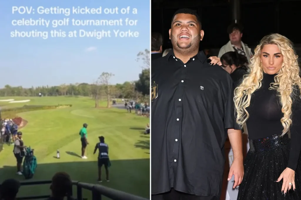 Dwight Yorke Heckled About Son Harvey at Golf Occasion